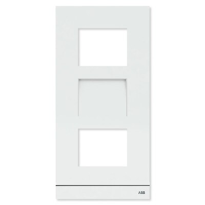 ABB-Welcome IP Video Outdoor Station Frame, White, 3 Gang